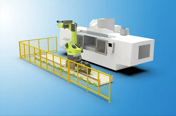 Automation Trend in Machining Centers: Integrated Solution of Robots + Seventh Axis