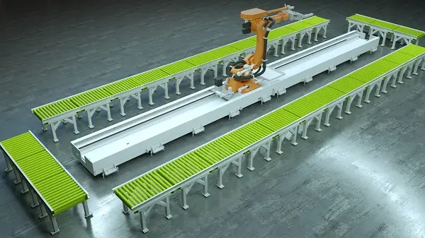 Industrial Robot 7th Axis Traveling Linear Track Solution | Heavy-Duty Automated Loading and Unloadi